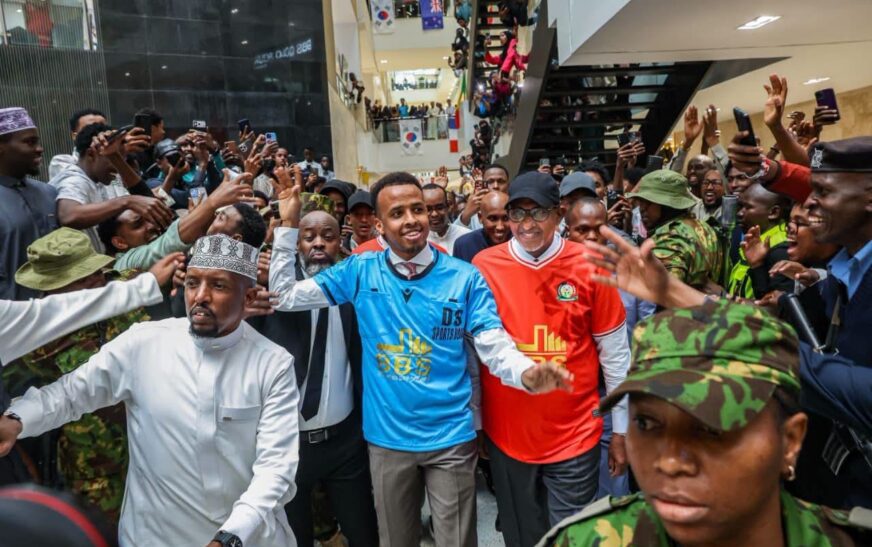 Health CS Aden Duale Leads Grand Welcome for Somali FIFA Referee Omar Artan in Kenya