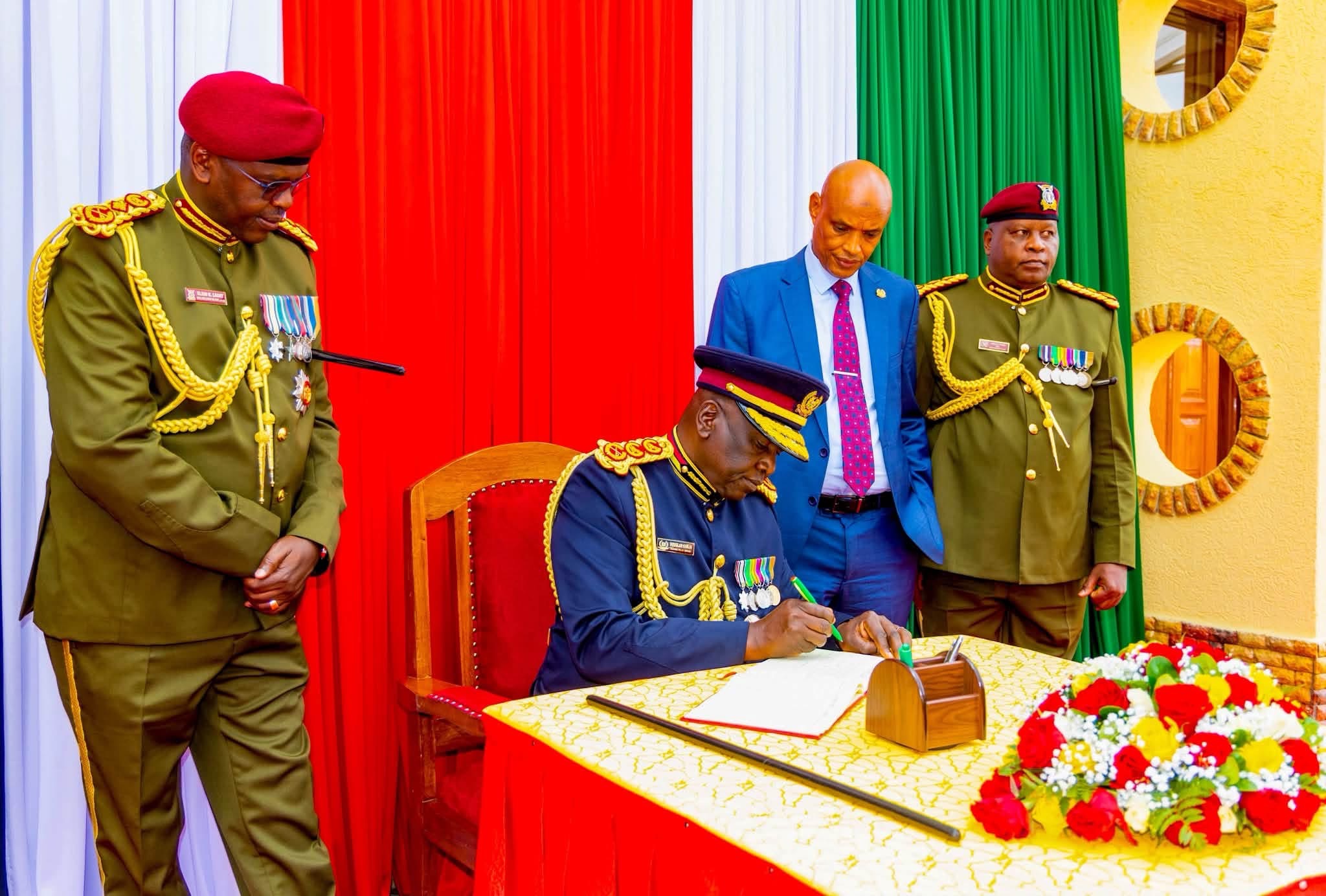 DCI DIRECTOR MOHAMED AMIN JOINS IG KANJA FOR GSU RECRUITS’ FULL DRESS REHEARSAL PARADE